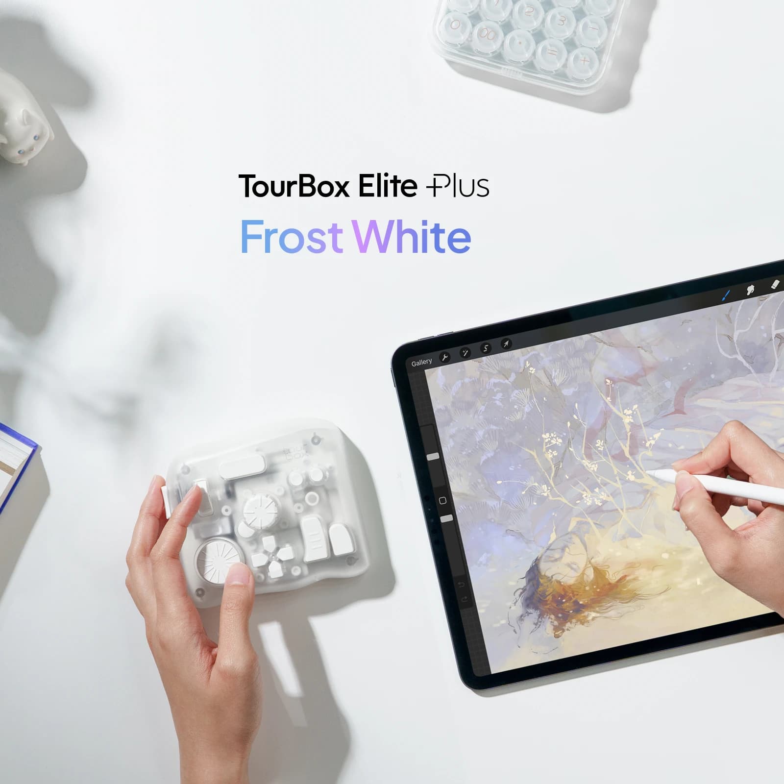 TourBox Elite Plus - Arctic Series | New Colors for Creators